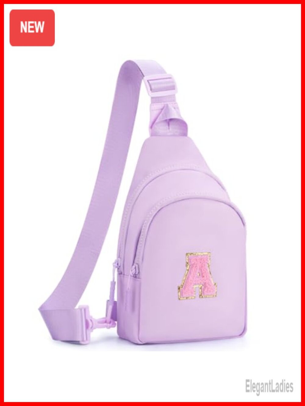 Crossbody Bag Sling Fanny Pack Waterproof Nylon Adjustable Strap